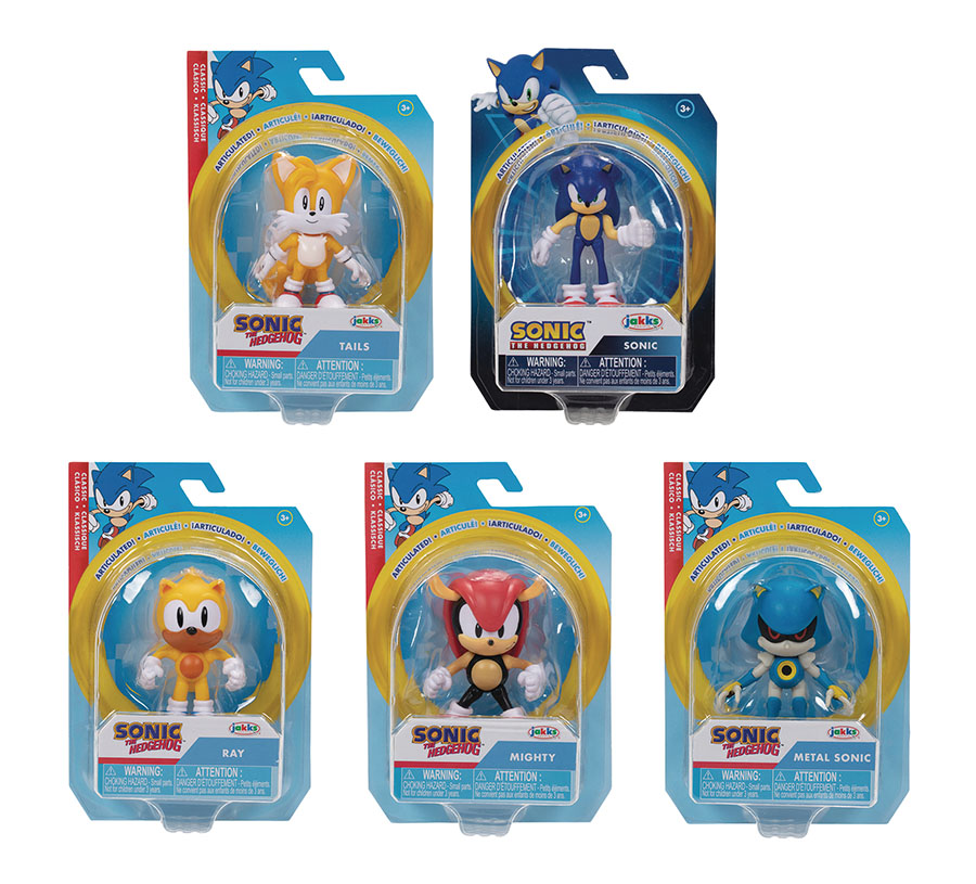 Sonic The Hedgehog 2.5-Inch Action Figure Wave 9 Assortment Case