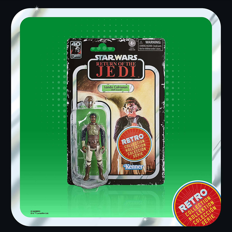 Star Wars Retro Collection Return Of The Jedi 40th Anniversary Lando Calrissian Skiff Guard 3.75-Inch Action Figure