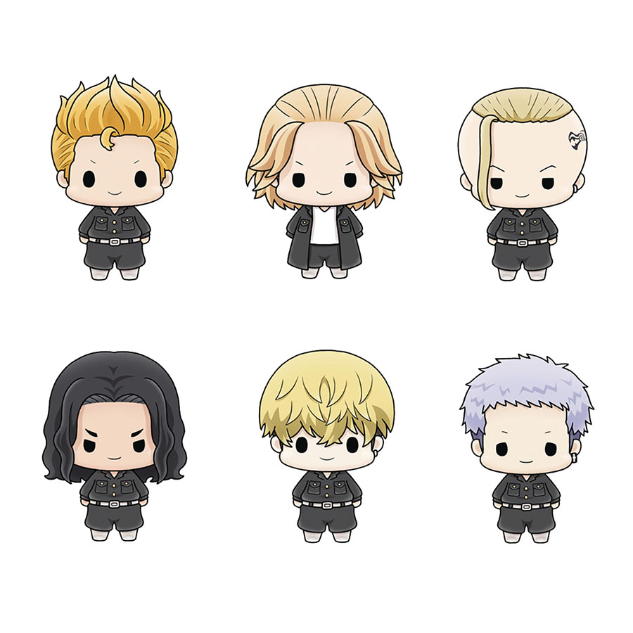 Tokyo Revengers Chokorin Mascot Mini Figure 6-Piece Set
