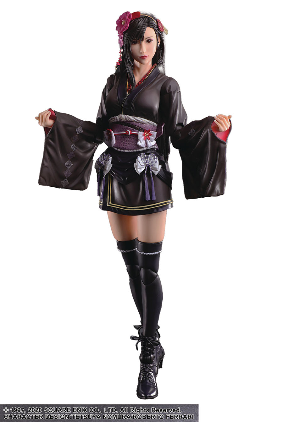 Final Fantasy VII Remake Play Arts Kai Action Figure - Tifa Lockhart Exotic Dress