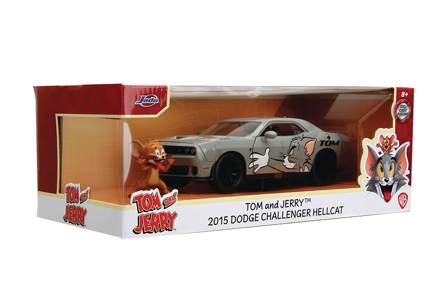 Hollywood Rides Tom & Jerry 2015 Hellcat 1/24 Scale Die-Cast Vehicle With Jerry Figure