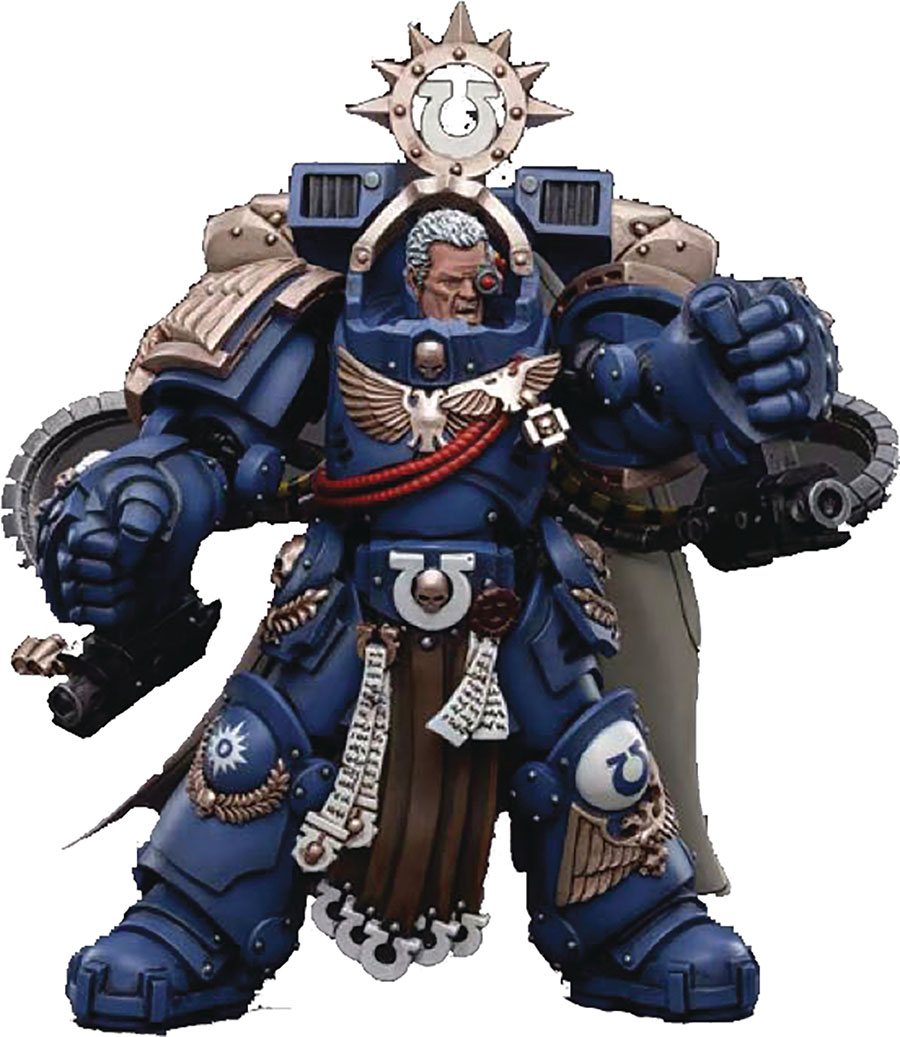 Joytoy Warhammer 40000 Ultramarines Chapter Master Marneus Calgar 1/18 Scale Action Figure