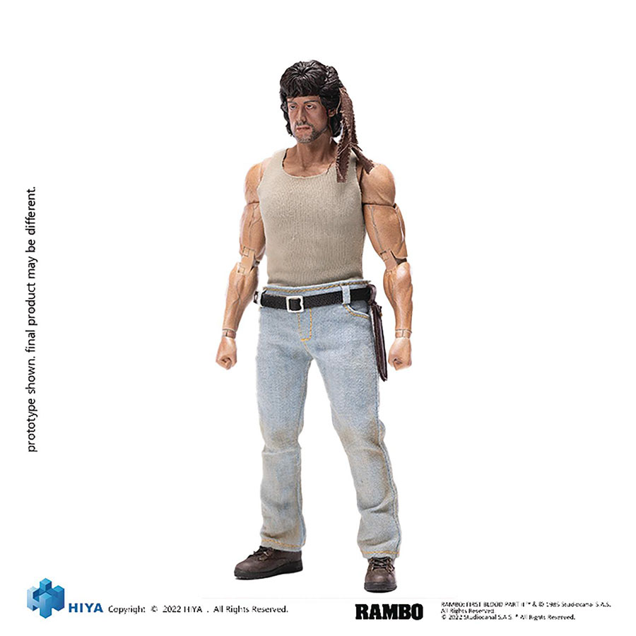 Rambo First Blood Rambo Exquisite Super Series Previews Exclusive 1/12 Scale Action Figure