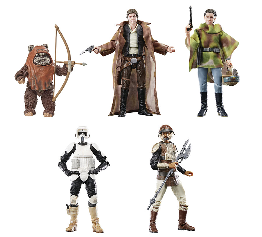 Star Wars Black Series Return Of The Jedi 40th Anniversary 6-Inch Action Figure Assortment Case 202301