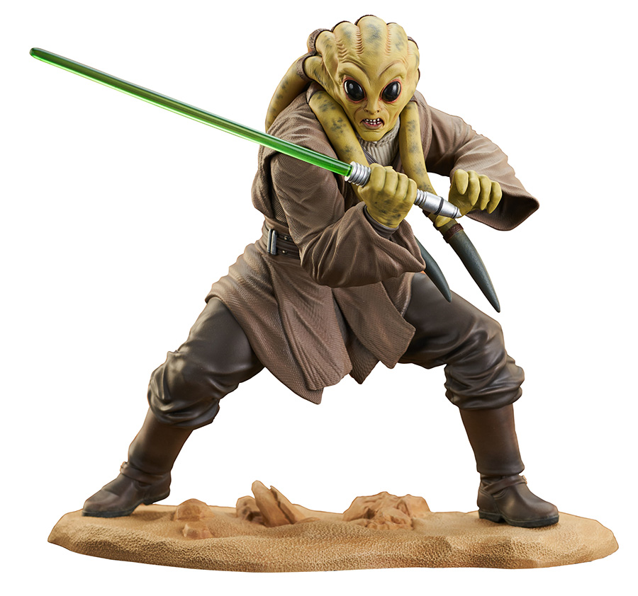 Star Wars Attack Of The Clones Premier Collection Kit Fisto 1/7 Scale Statue