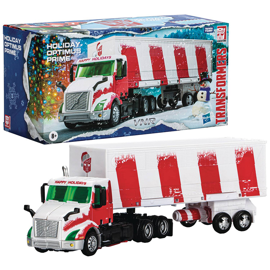 Transformers Generations Select Holiday Optimus Prime Action Figure