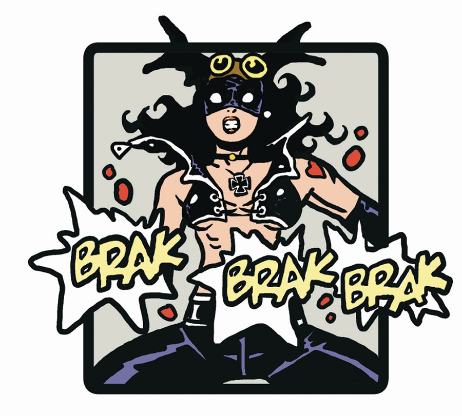 Fearless Dawn Soft Enamel 1.5-Inch Pin - Brak Brak Brak