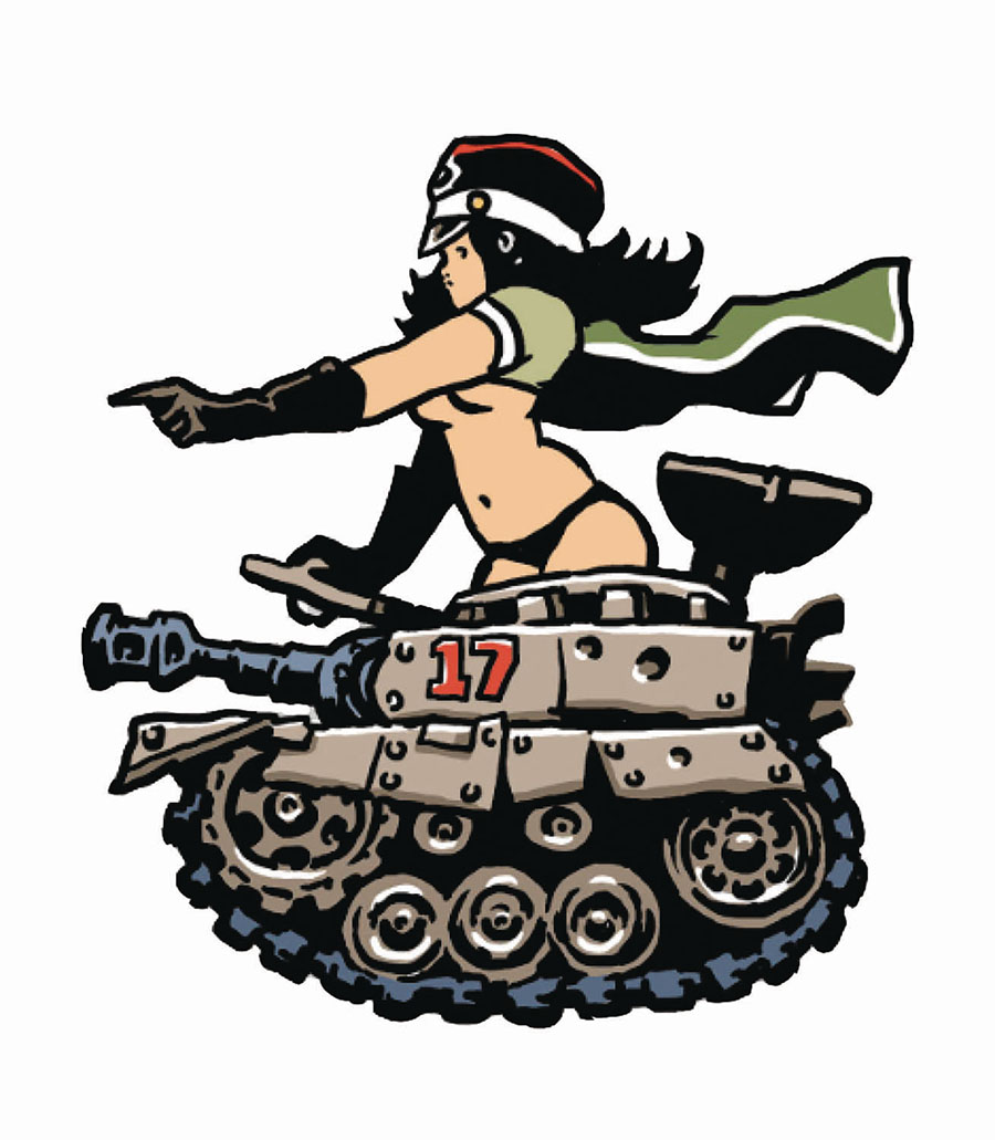 Fearless Dawn Soft Enamel 1.5-Inch Pin - Tank Gal