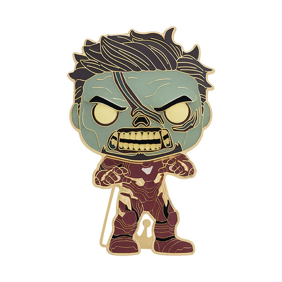 Loungefly x POP Marvel What If Zombie Pin - Iron Man