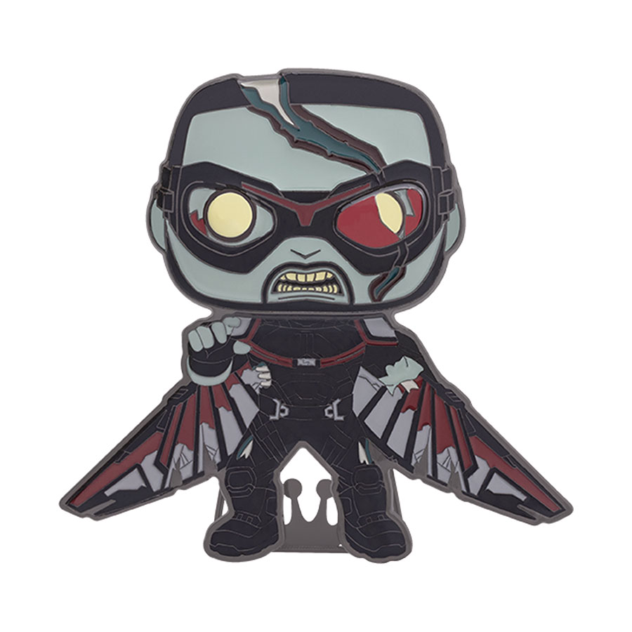 Loungefly x POP Marvel What If Zombie Pin - Falcon