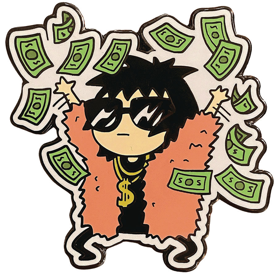 Sarahs Scribbles Pin - Big Spender