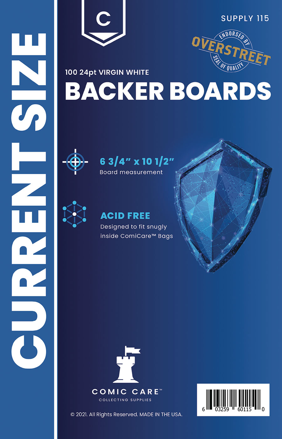 Comic Care Comic Board (Pack Of 100) - Current