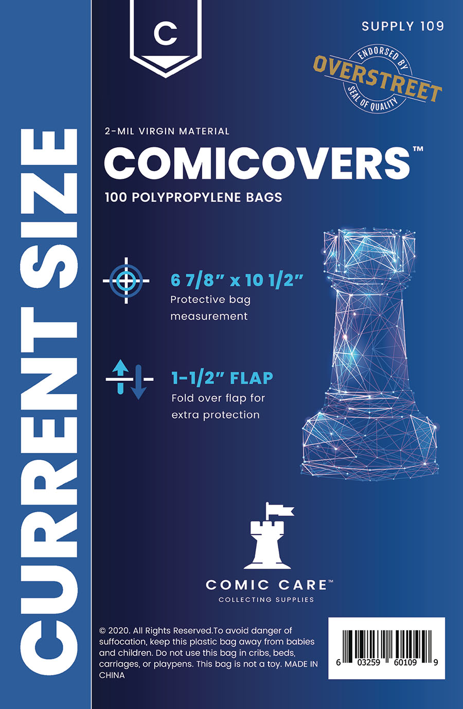 Comic Care Polypropylene Bag (Pack Of 100) - Current