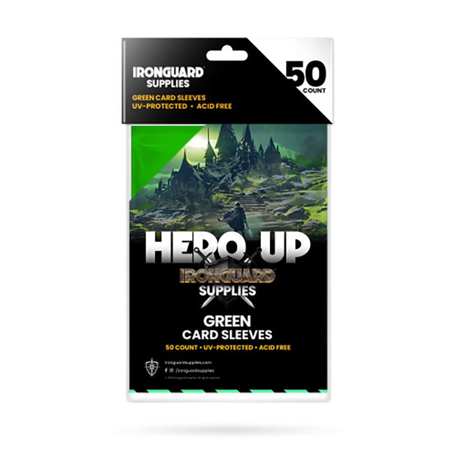 Ironguard Deck Protector Sleeves 50-Pack - Green