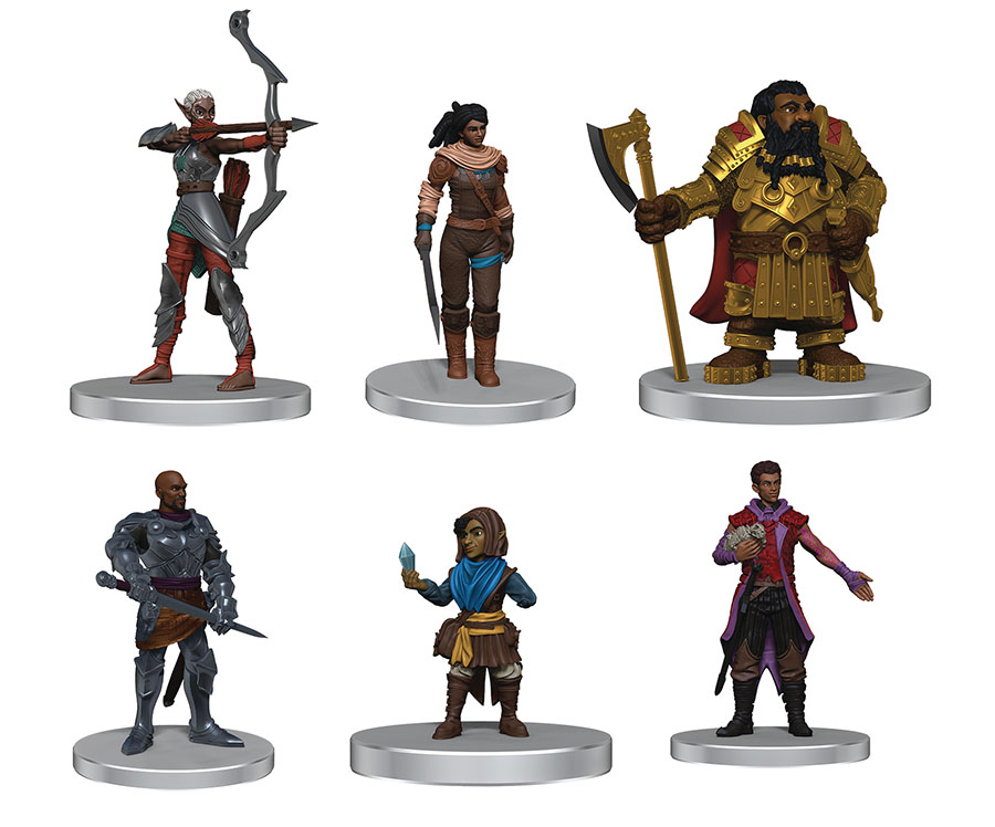 Dungeons & Dragons Icons Of The Realms Voices Of The Realms Band Of Heroes Miniature Set