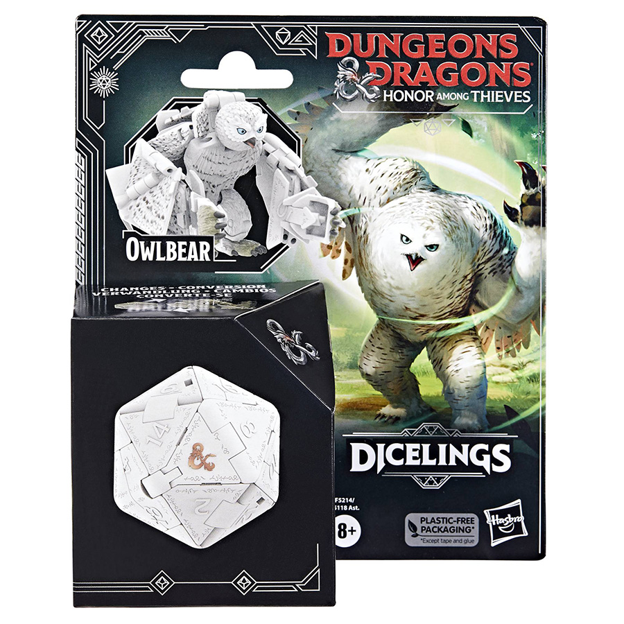 Dungeons & Dragons Honor Among Thieves Dicelings White Owlbear