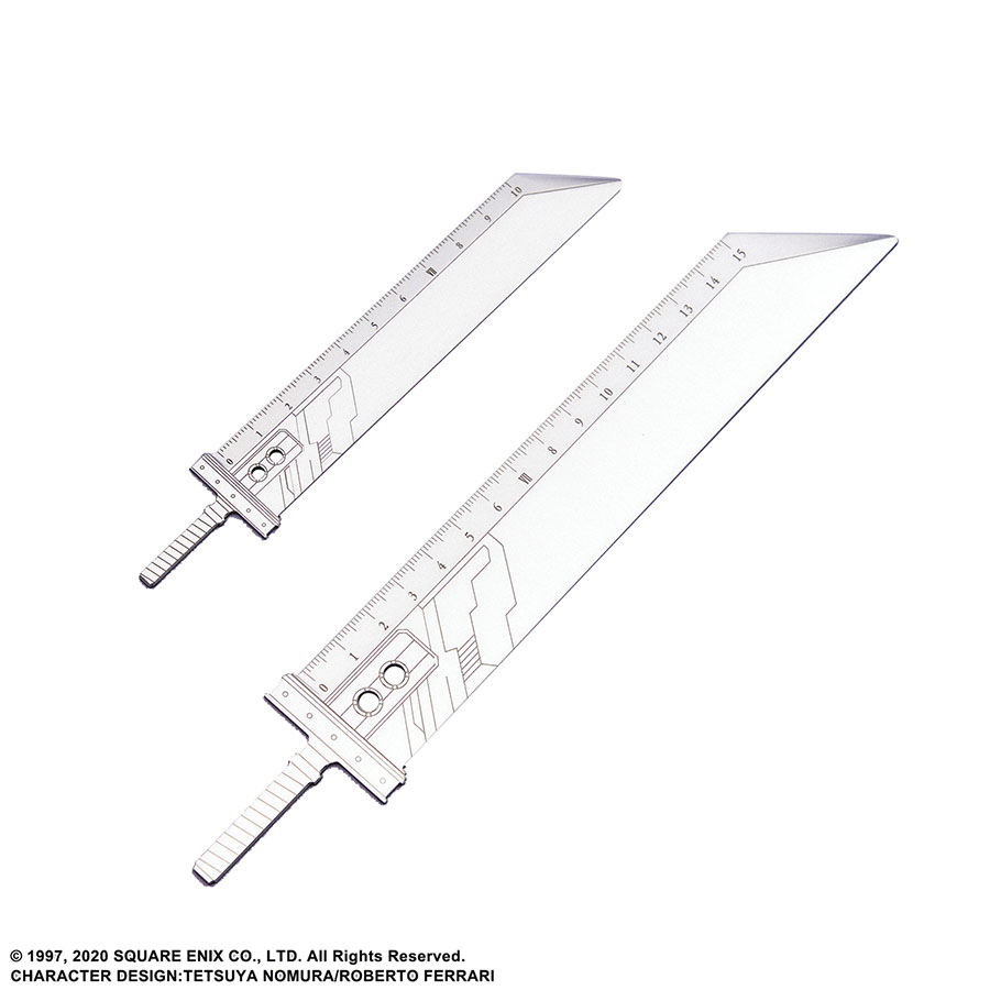 Final Fantasy VII Remake Buster Sword Metal Ruler Set