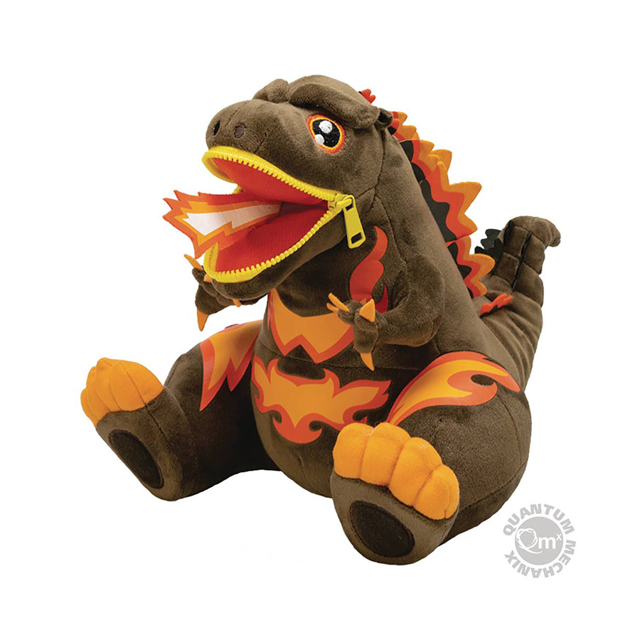 Godzilla Previews Exclusive Zippermouth Plush - Burning
