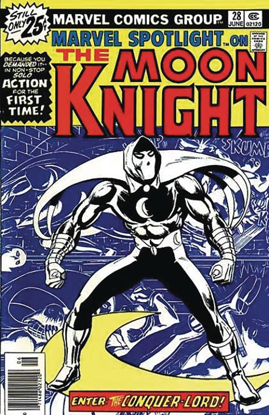 Marvel Comics 16-Inch x 12-Inch Metal Sign - Marvel Spotlight Moon Knight