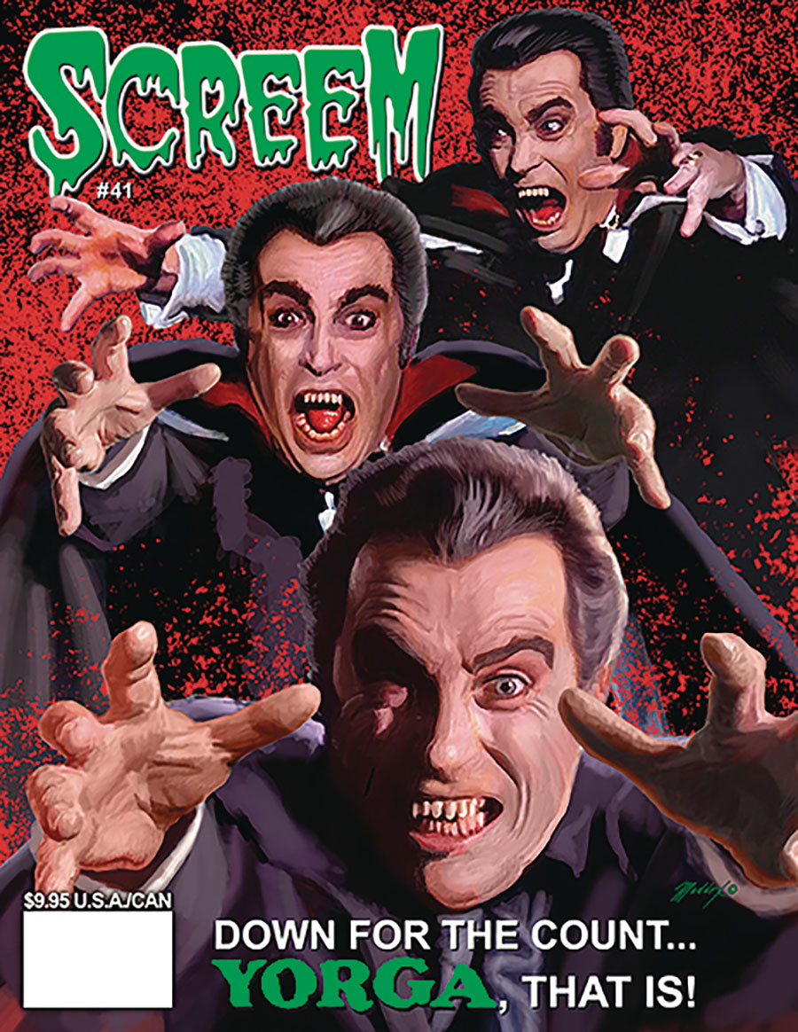 Screem Magazine #41 Previews Exclusive Count Yorga Variant Cover