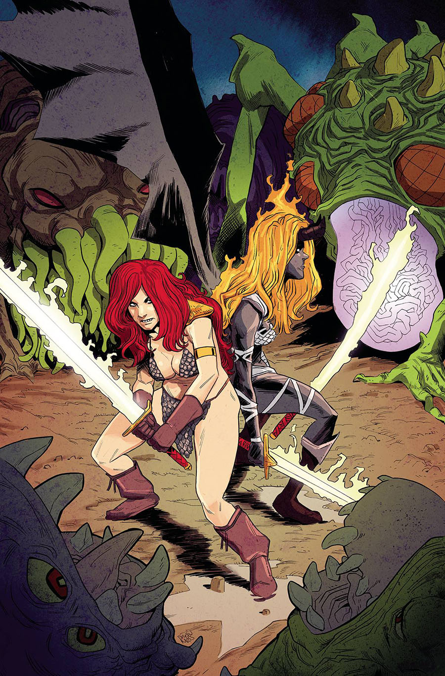 Red Sonja Hell Sonja #4 Cover H Incentive Drew Moss Virgin Cover