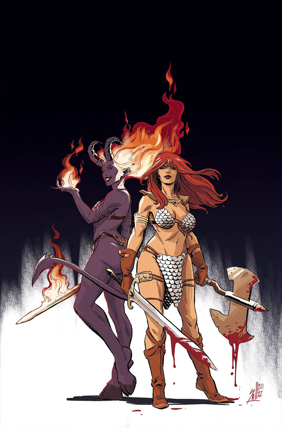 Red Sonja Hell Sonja #4 Cover I Incentive Giorgio Spalletta Virgin Cover