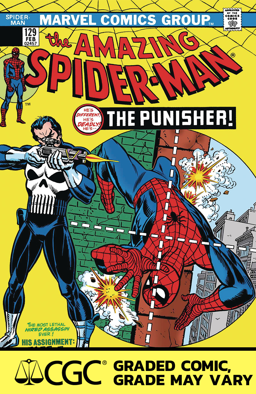 Amazing Spider-Man #129 Cover F Facsimile Edition DF CGC Graded