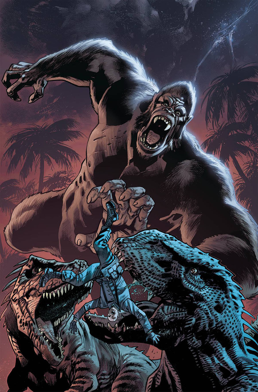 Kong The Great War #1 Cover I Dynamite Metal Premium Bryan Hitch Cover