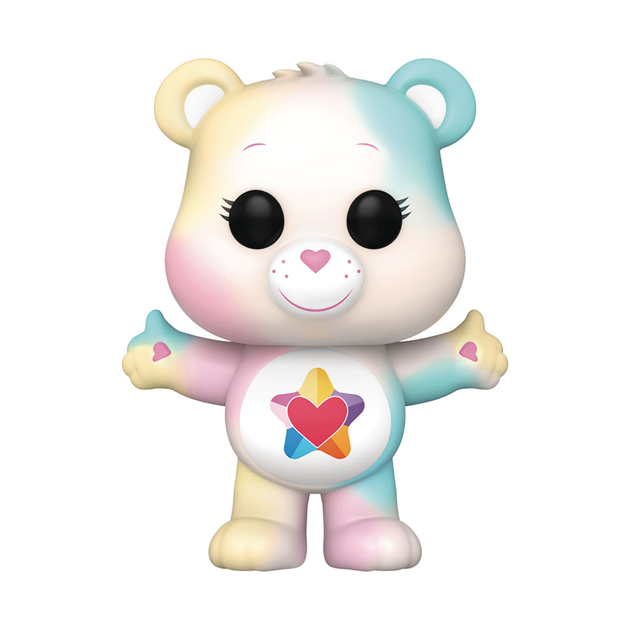 POP Animation Care Bears 40th Anniversary True Heart Bear Vinyl Figure