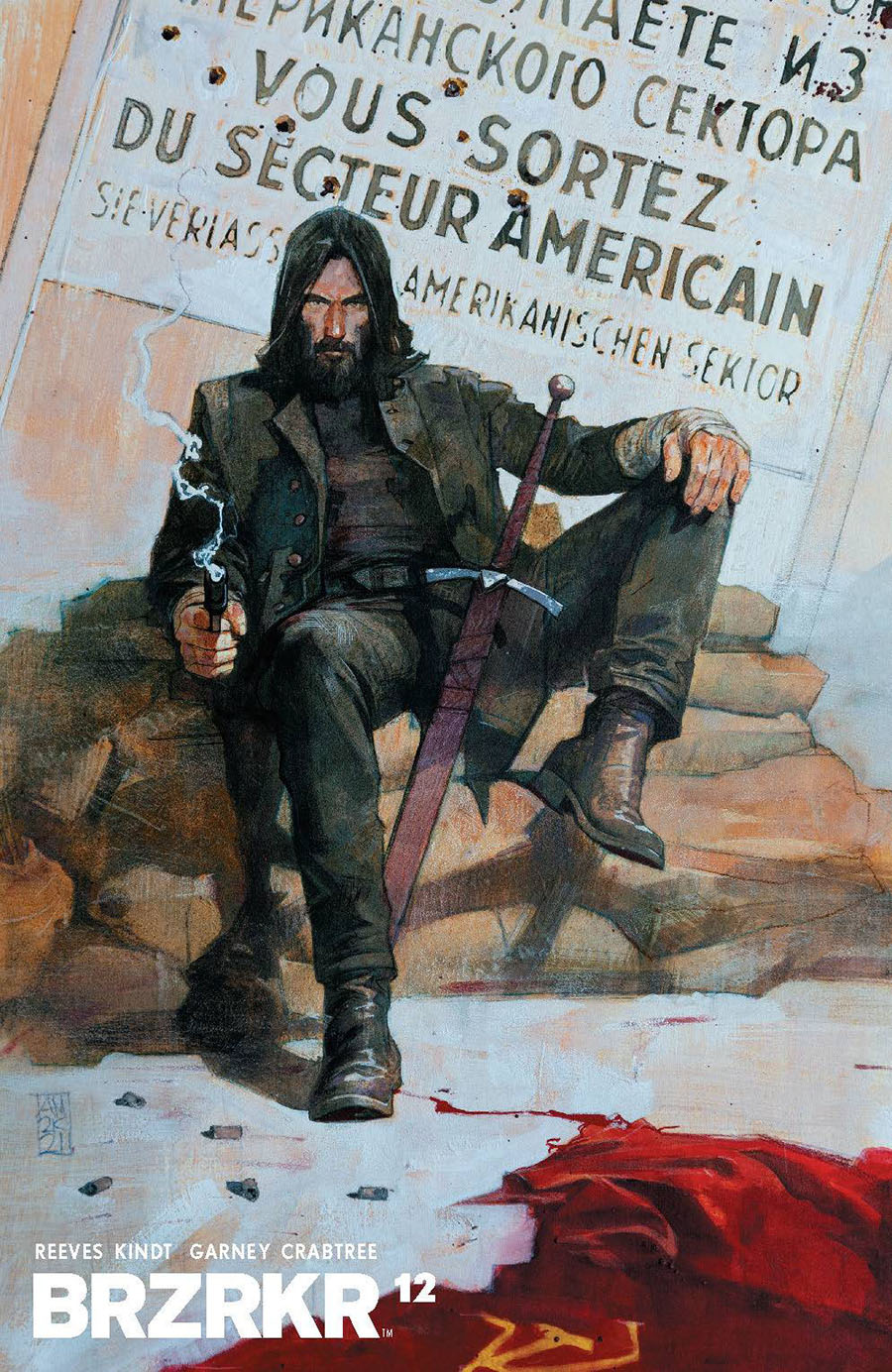 BRZRKR (Berzerker) #12 Cover E Incentive Alex Maleev Variant Cover