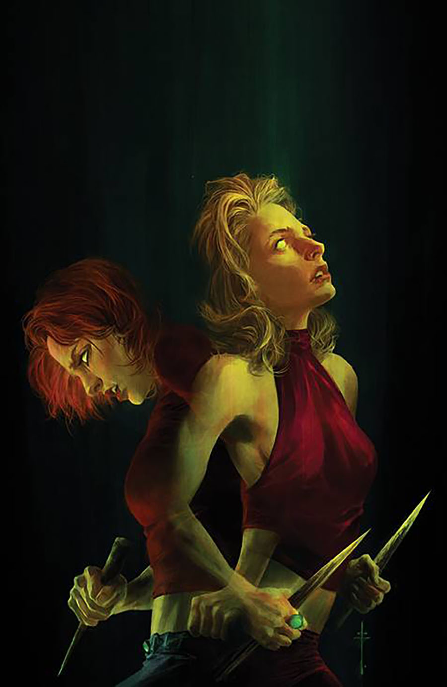 Vampire Slayer #12 Cover C Incentive Sebastian Fiumara 25 Years Of Buffy Virgin Variant Cover