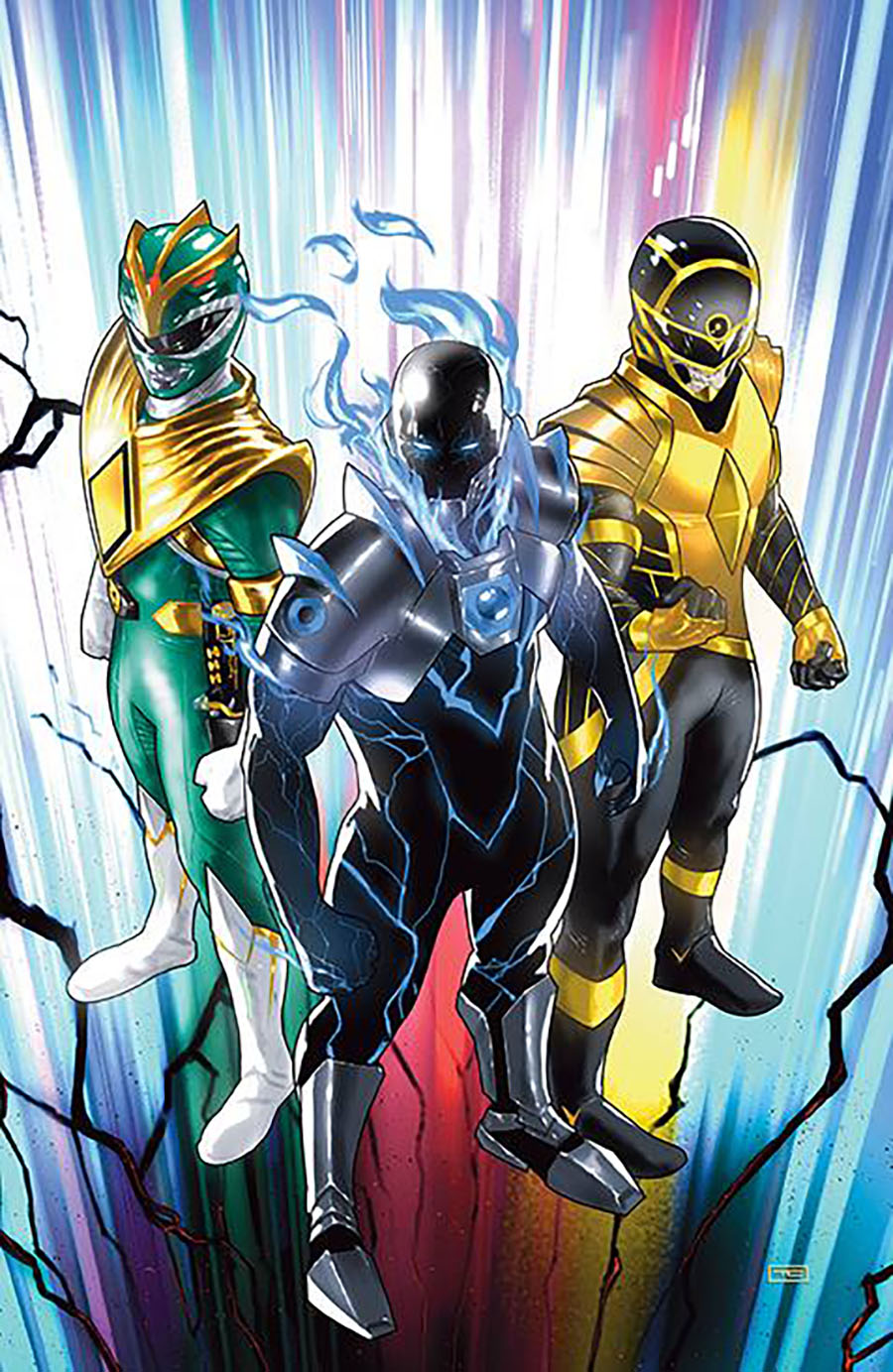 Mighty Morphin Power Rangers (BOOM Studios) #106 Cover E Incentive Taurin Clarke Virgin Cover