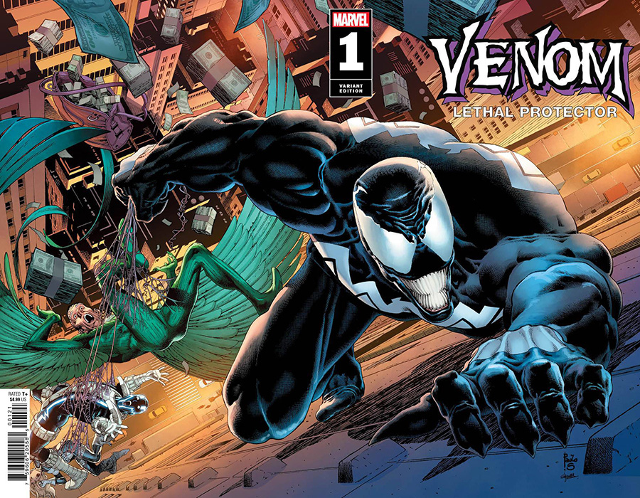 Venom Lethal Protector II #1 Cover D Incentive Paulo Siqueira Wraparound Variant Cover