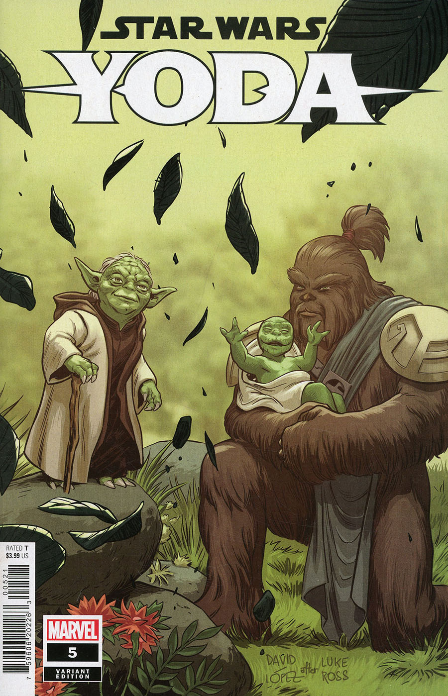 Star Wars Yoda #5 Cover D Incentive David Lopez Variant Cover