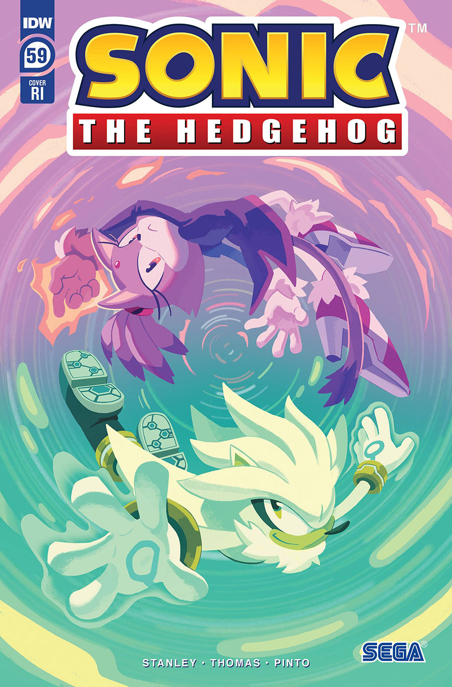 Sonic The Hedgehog Vol 3 #59 Cover C Incentive Nathalie Fourdraine Variant Cover