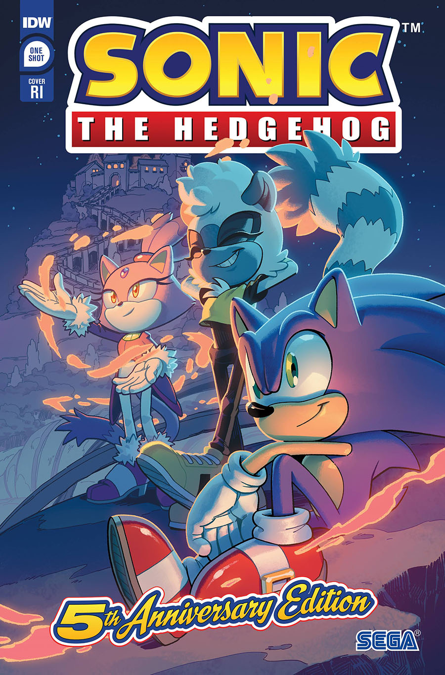 Sonic The Hedgehog Vol 3 5th Anniversary Edition #1 Cover F Incentive Evan Stanley Variant Cover