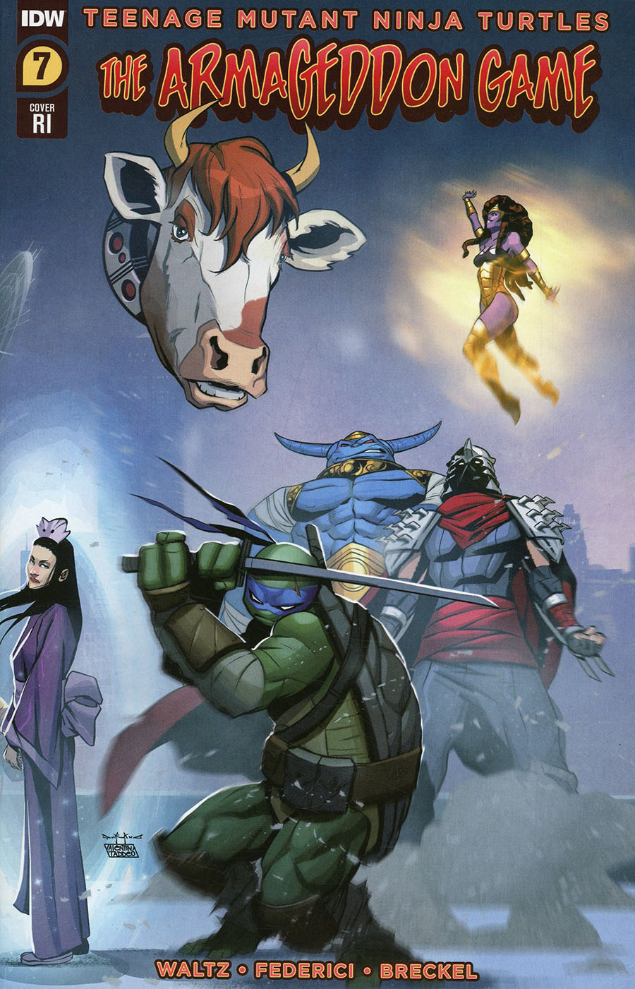 Teenage Mutant Ninja Turtles Armageddon Game #7 Cover D Incentive Pasquale Qualano Variant Cover