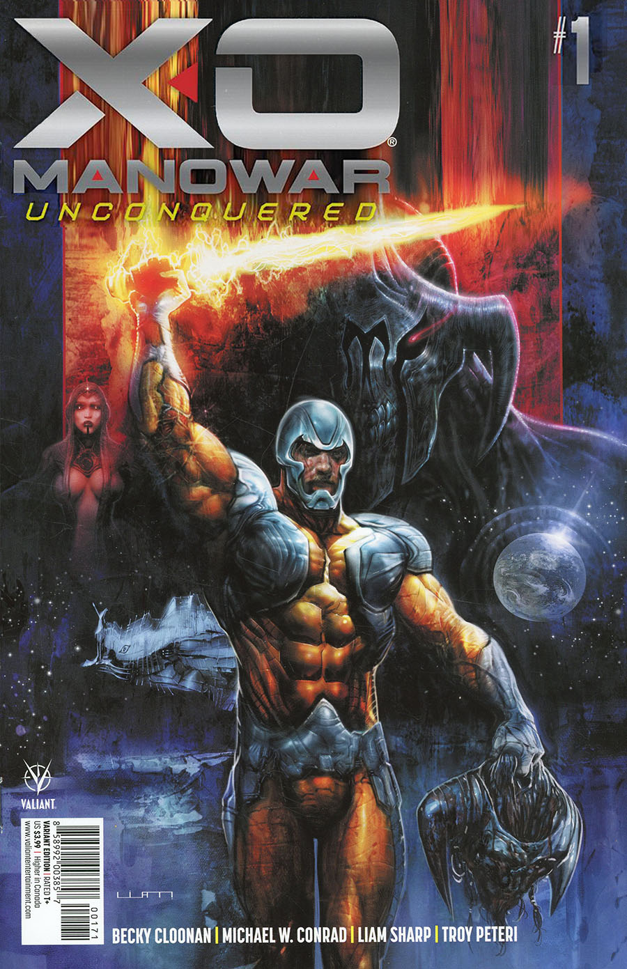 X-O Manowar Unconquered #1 Cover G Incentive Liam Sharp Foil Variant Cover