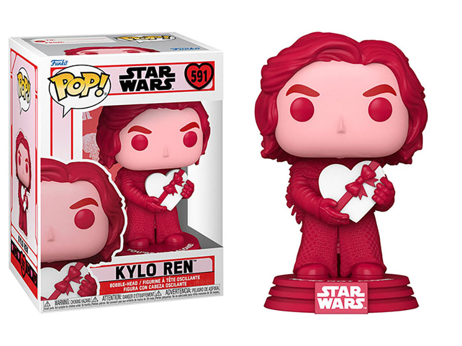 POP Star Wars Valentines Day Kylo Ren Vinyl Bobble Head