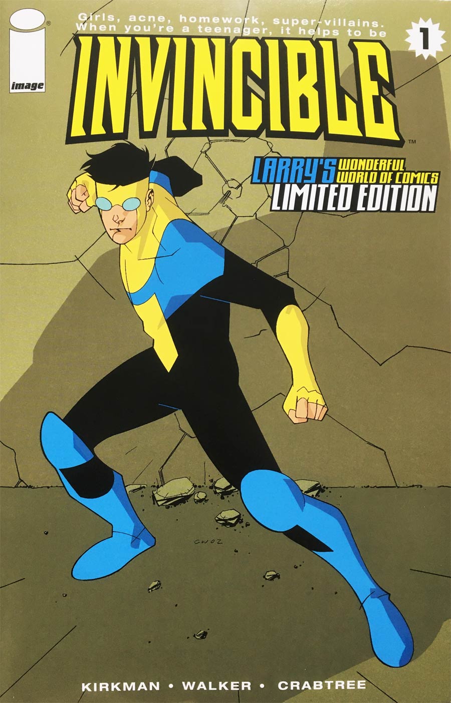 Invincible #1 Cover I Larrys Wonderful World Of Comics Limited Edition