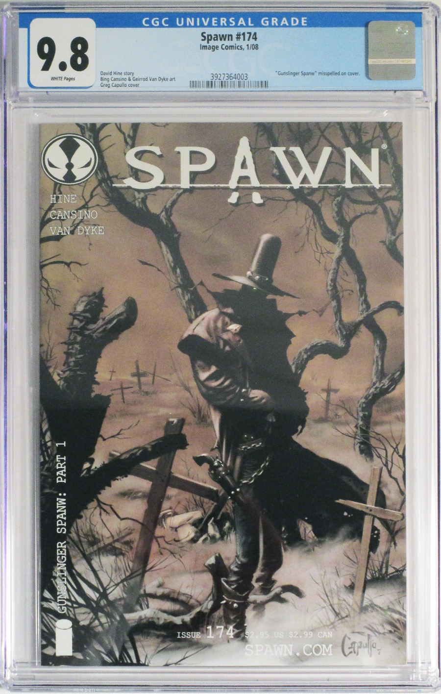 Spawn #174 Cover B CGC 9.8