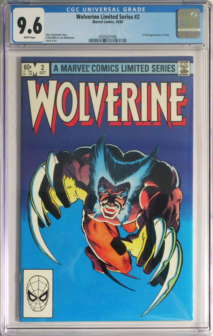 Wolverine #2 Cover C CGC 9.6