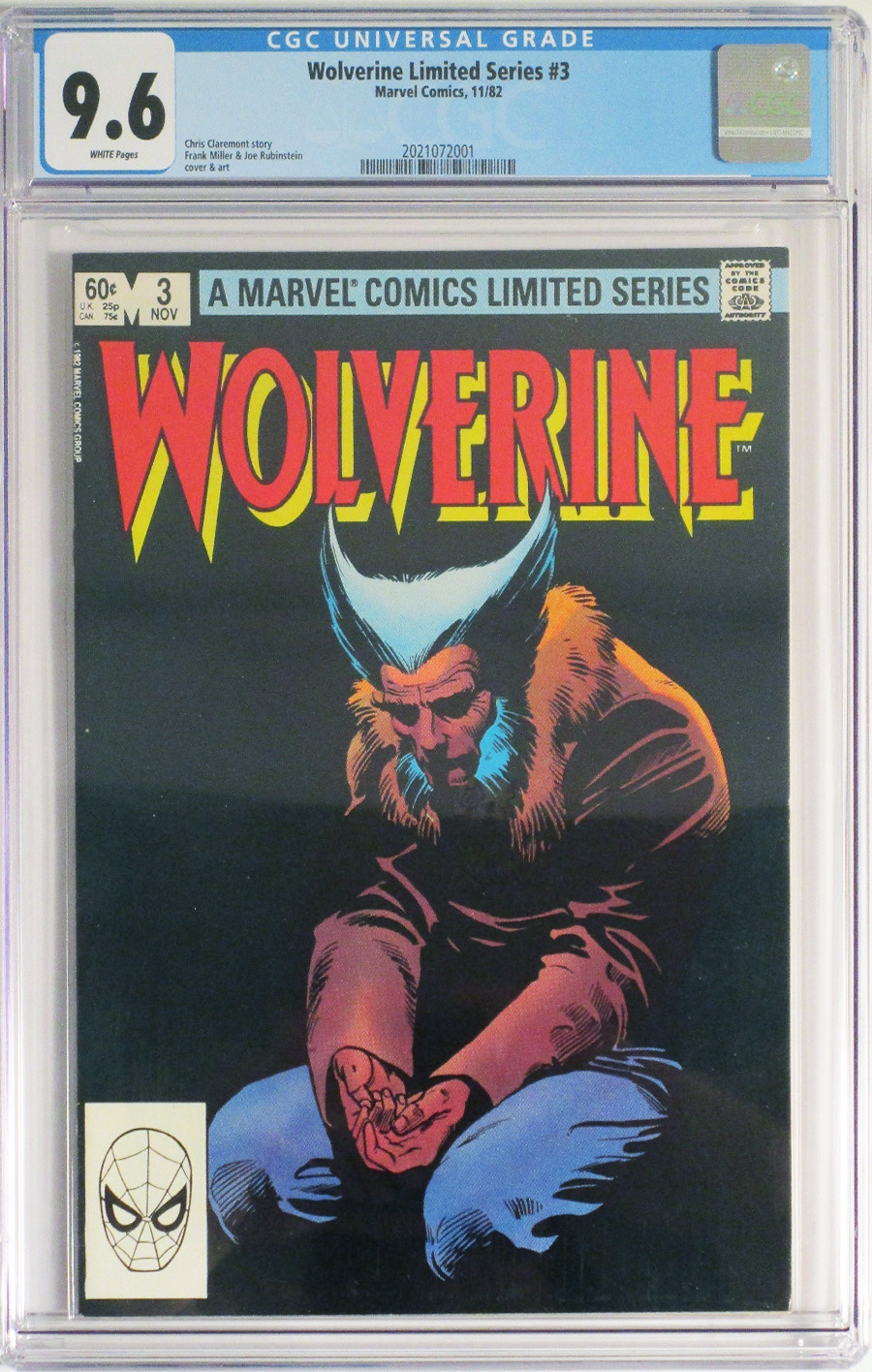 Wolverine #3 Cover C CGC 9.6