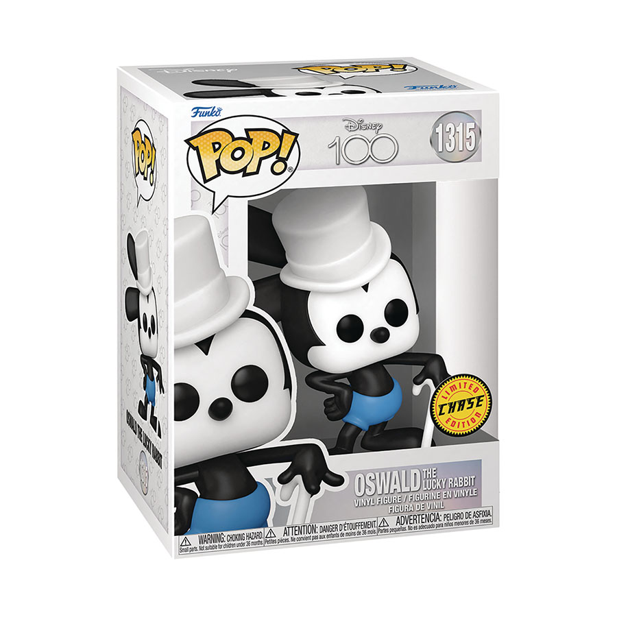 POP Disney D100 Oswald The Lucky Rabbit Chase Vinyl Figure