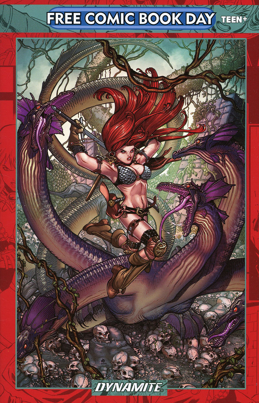 FCBD 2023 Red Sonja She Devil With A Sword #0 Cover D Incentive Nick Bradshaw Virgin Cover