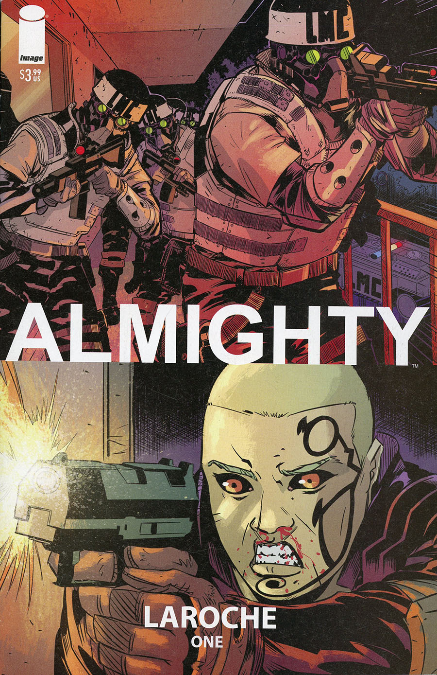Almighty #1 Cover B Incentive Edward Laroche Variant Cover