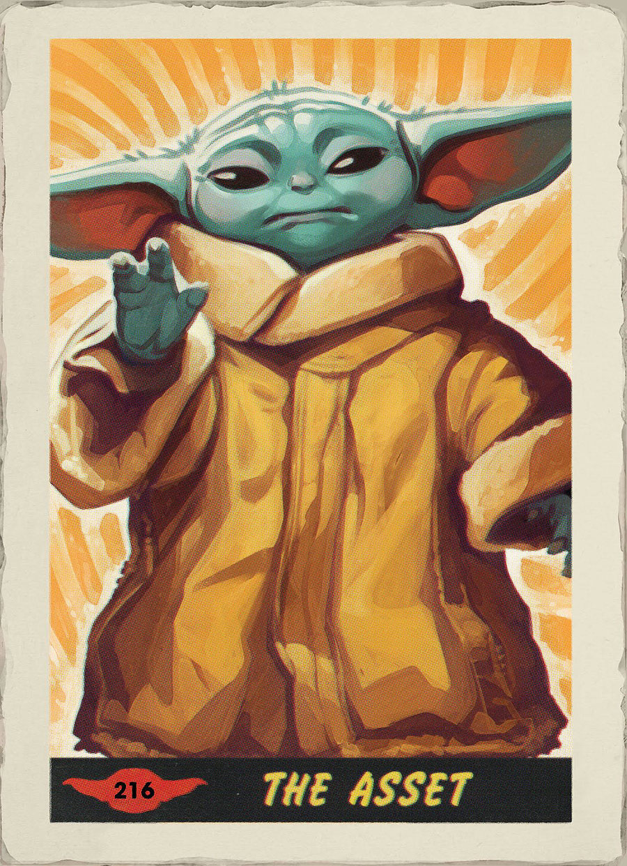 Star Wars Insider #216 February / March 2023 Variant Grogu Trading Card Virgin Cover