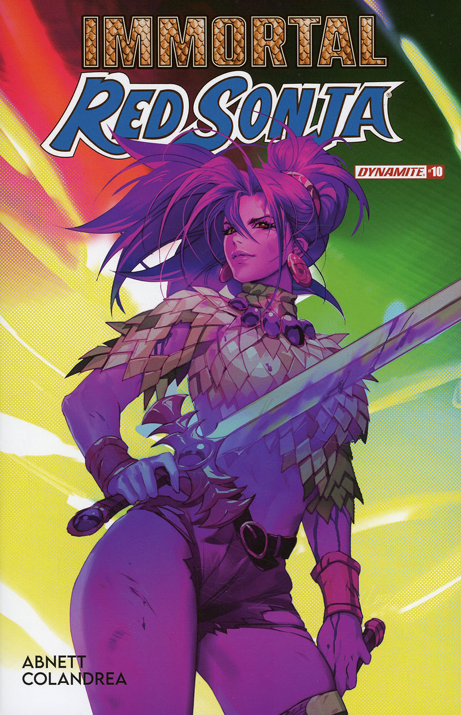 Immortal Red Sonja #10 Cover M Variant Lesley Leirix Li Ultraviolet Cover