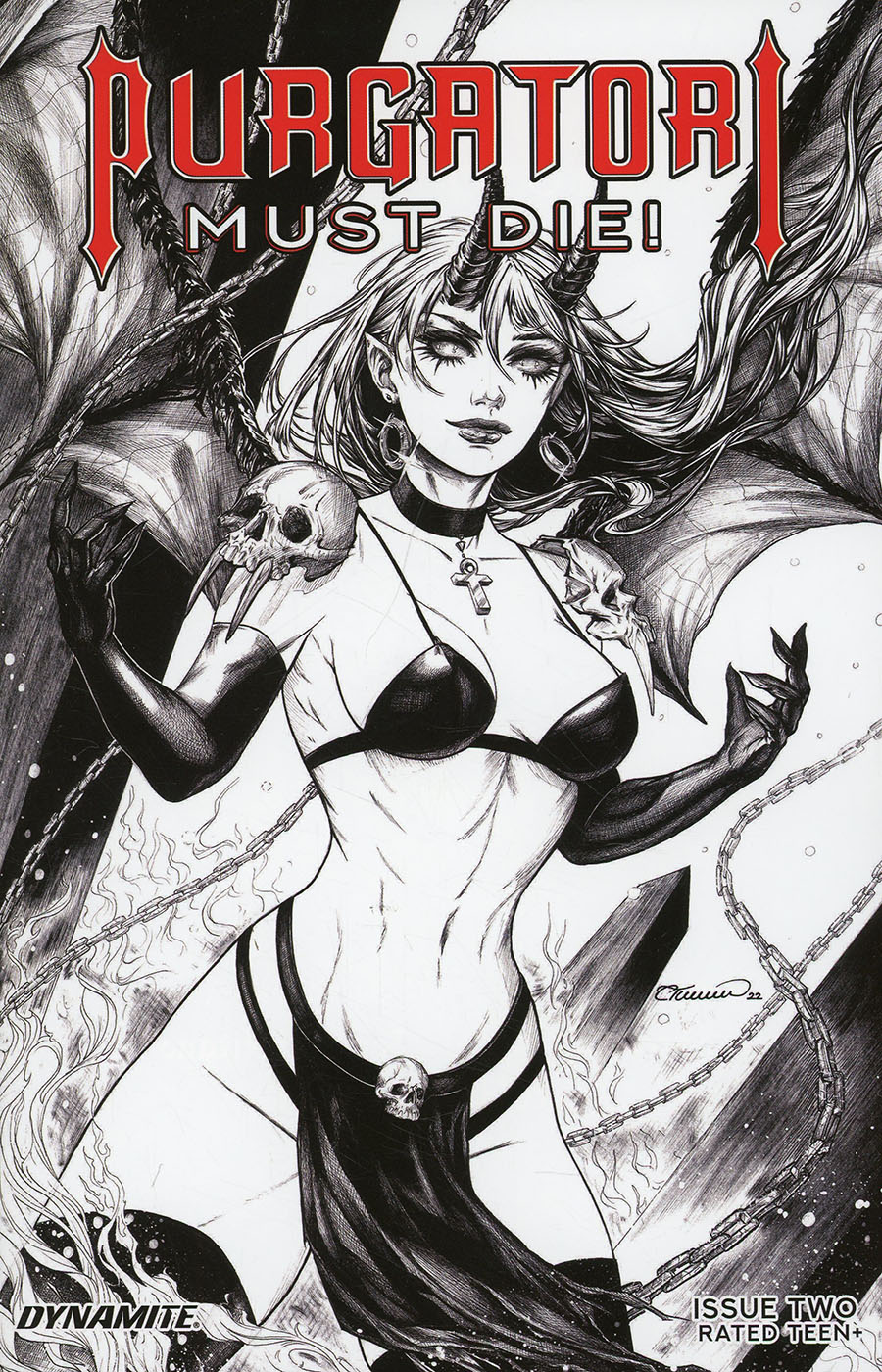 Purgatori Must Die #2 Cover L Incentive Collette Turner Line Art Cover