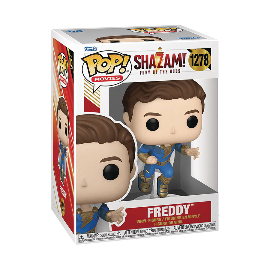 POP Movies SHAZAM Fury Of The Gods Freddy Vinyl Figure